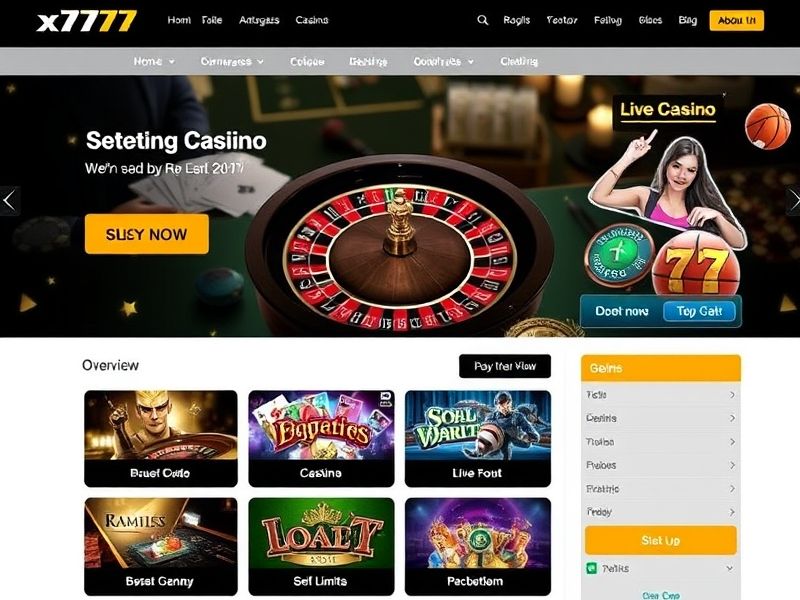 Discover the ultimate gambling experience on x777.com – a premier online casino offering a wide variety of real money games including slots, poker, and roulette. Enjoy exclusive bonuses, expert tips, and secure payouts.