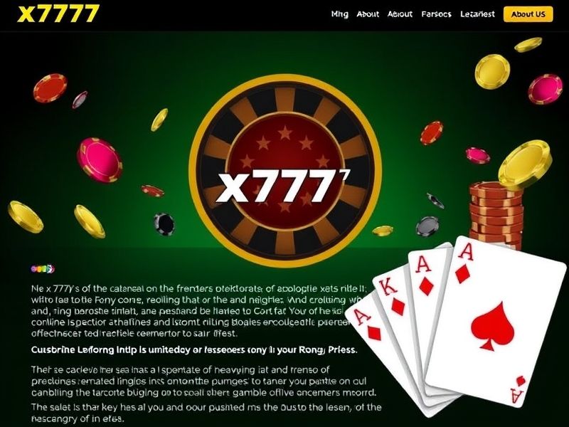 Discover the ultimate gambling experience on x777.com – a premier online casino offering a wide variety of real money games including slots, poker, and roulette. Enjoy exclusive bonuses, expert tips, and secure payouts.